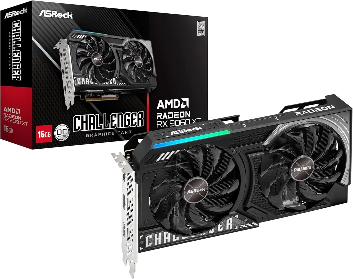 ASRock AMD Radeon RX 9060 XT Challenger 16GB OC